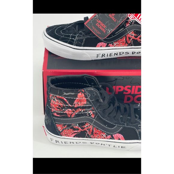 Vans Sneakers Sk8 Hi Netflix Stranger Things Upside Down Men Size 10 New - Picture 3 of 9